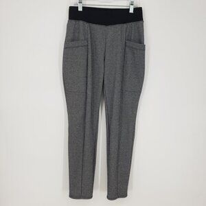 3/$25 Banana Republic Herringbone Pull On Skinny Leggings Pants XSP   Black